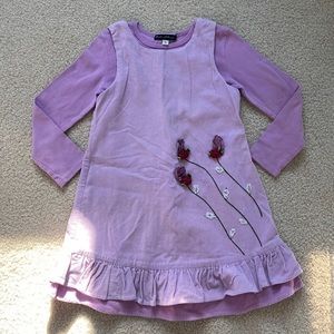 EUC rosetta millington pinafore dress